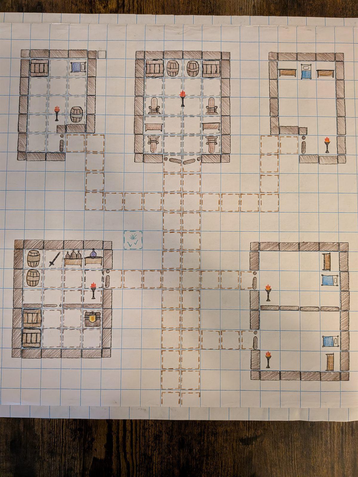 Town Square with Tavern & Houses